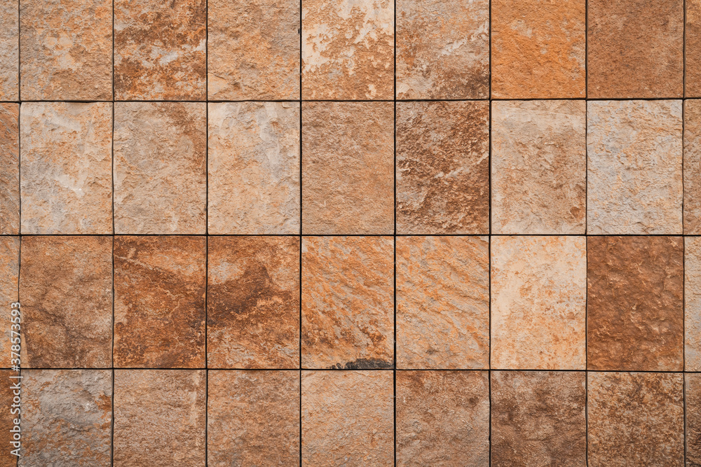 Fototapeta premium Beige Stein Wand