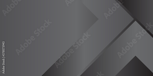 Abstract 3d geometry shapes black silver grey lines dark metal background. Modern Luxurious bright red lines with metallic effect. Technology futuristic concept. Vector Illustration
