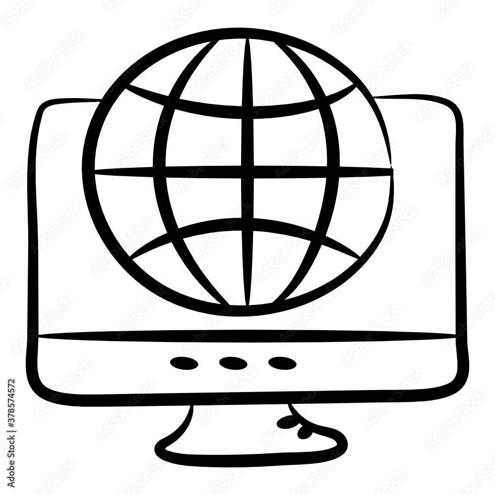 Browser vector, trendy icon of world wide web
Browser vector, trendy icon of world wide web