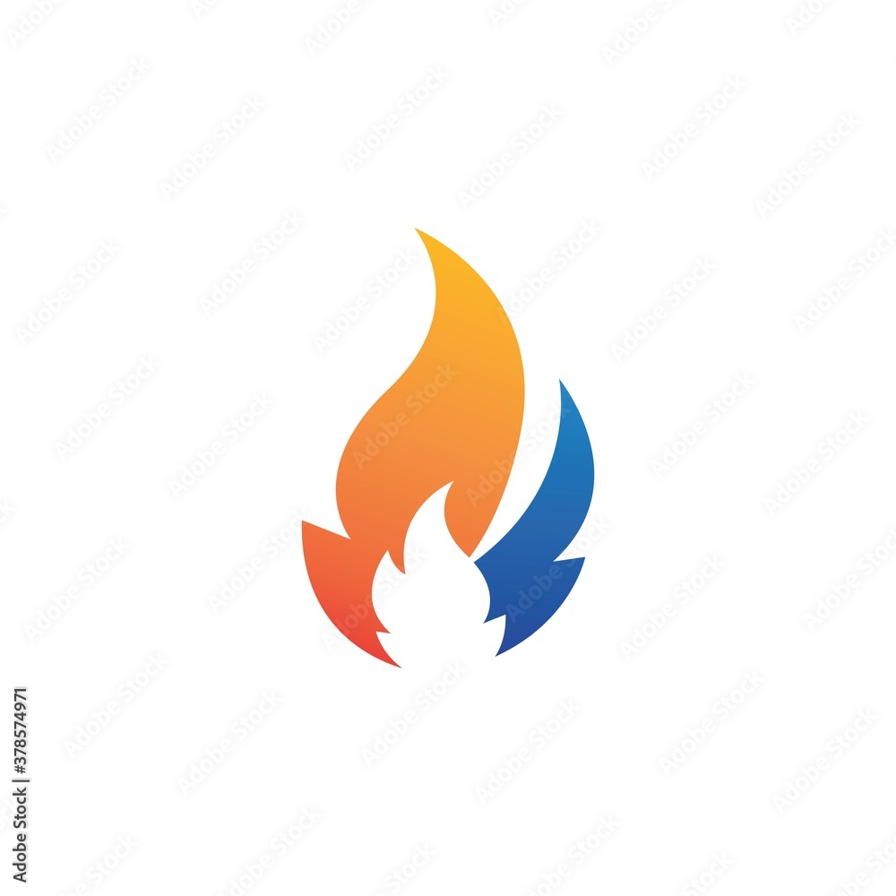 Fire flame icon vector illustration design Fire flame icon vector illustration design