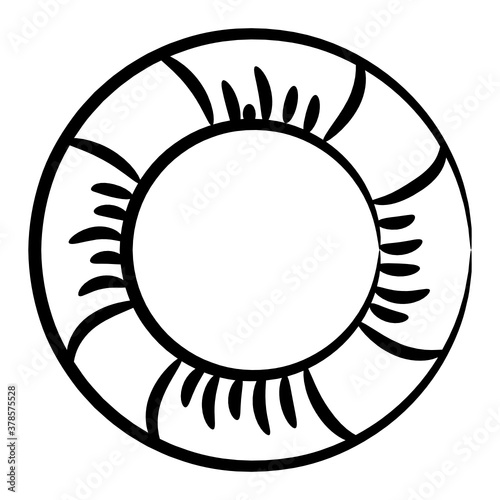 
Circle chart vector, editable line icon of statistical graphic,

