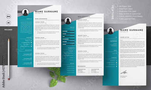 Resume Template With Cover Letter