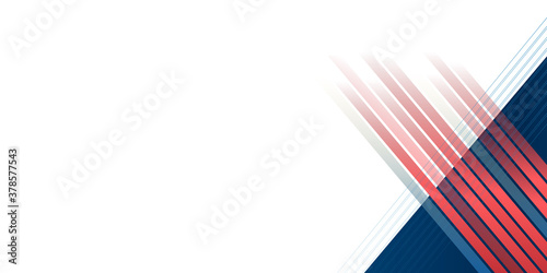 Red white and blue abstract background vector with blank space for text.  © Salman