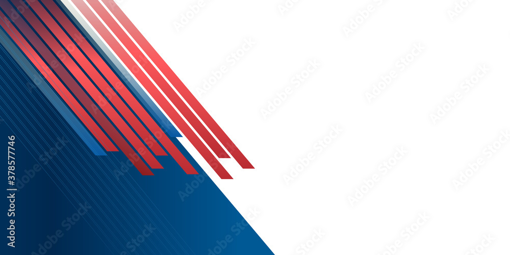Obraz premium Abstract red and blue background 