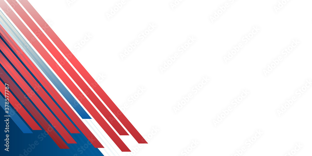 Fototapeta premium Abstract red and blue background 