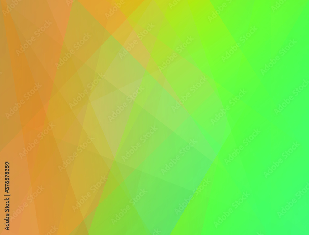 Green blurred background. Polygonal vector illustration. 