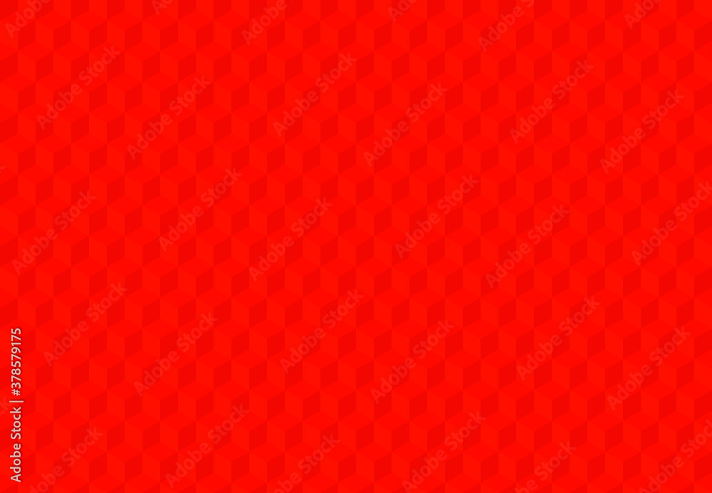 Red background with 3d squares. Seamless vector Illustration. Geometric design for web, print for wrapping, fabric, poster, etc. Red background with 3d squares. Seamless vector Illustration. Geometric design for web, print for wrapping, fabric, poster, etc.