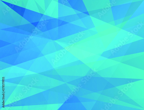 Blue blurred background. Polygonal vector illustration. 