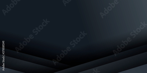 Black abstract background with dark concept.Vector Illustration.  © Salman