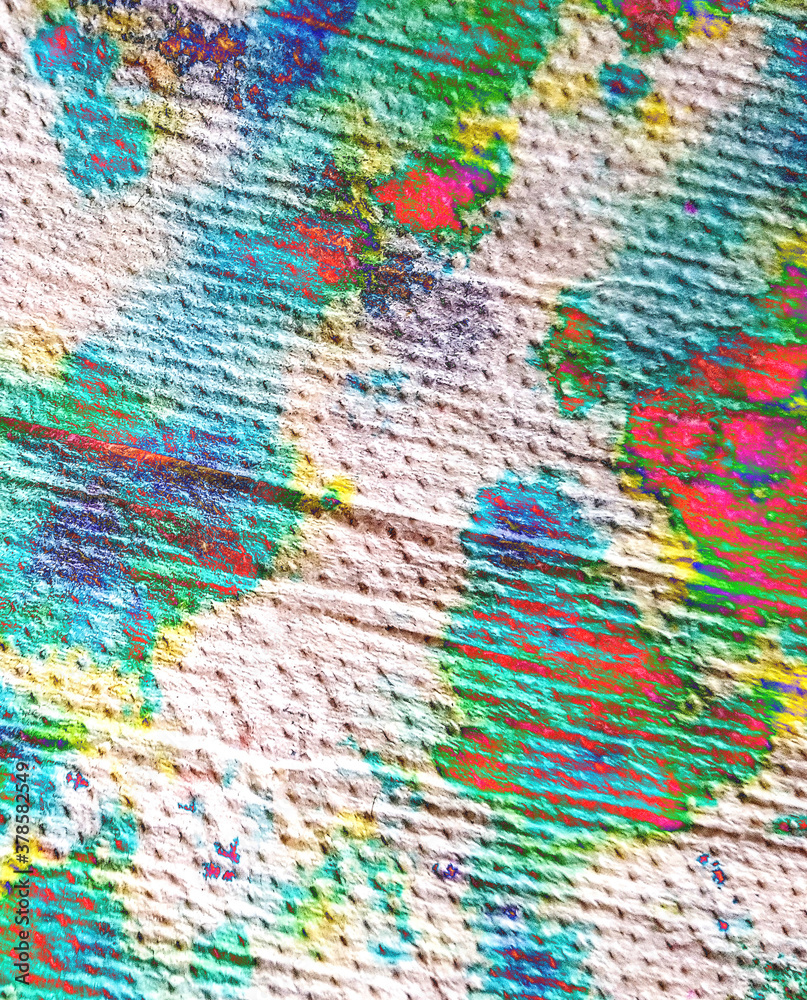 Unicorn Ombre Wash Texture. Glossy Spectrum Batik
