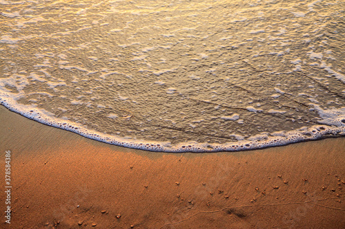 beach, surf, sea, sunset, reclection, colorful, water, ocean, sand, coast, sun, sunrise, waves, wave, summer, blue, clouds, shore, orange, cloud, cloudy, seascape, reflected, colourful, colours, colou photo