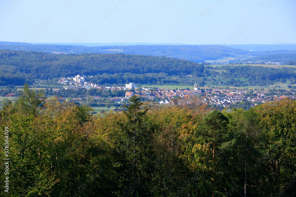 Blick auf den Ort Renningen im Landkreis Böblingen