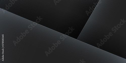 Black lighting background with diagonal stripes. Vector abstract background 