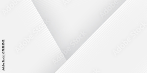 Abstract 3d white square shape with futuristic concept background 
