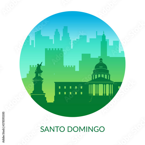 Santo Domingo, Dominican republic city scape view.