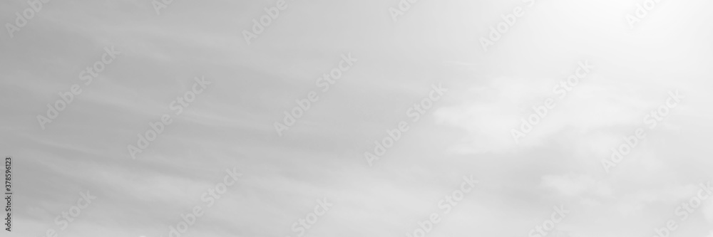 Obraz premium Black sky with white cloud. Dark background before Rainstorm.