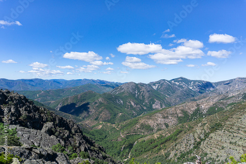 Landscape panorama in Batuecas National Park, Spain, Cerro Portillo photo