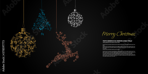 Grafica per la festività Natalizia