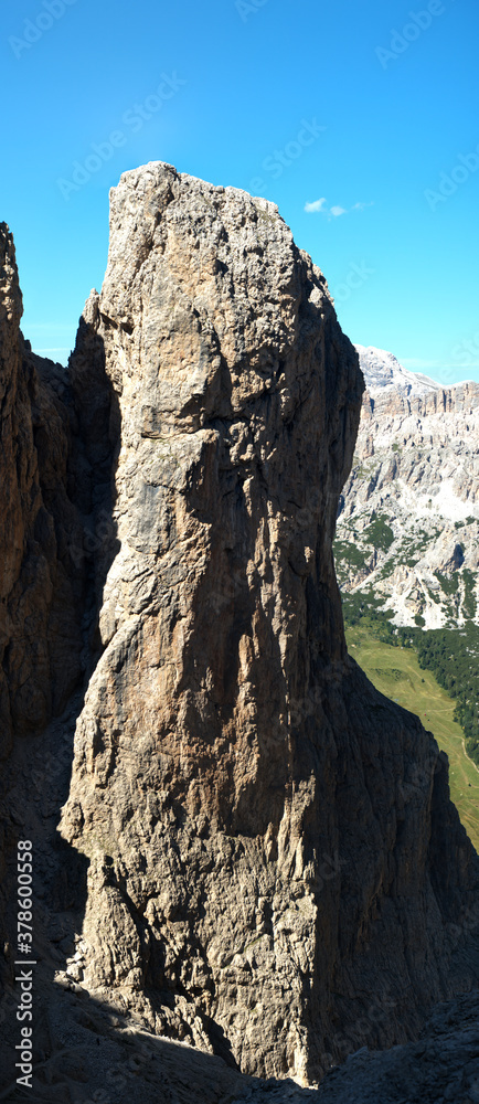 Rock in Dolomites in Gardena Pass in Italy Alps Europe extra big resolution Rock in Dolomites in Gardena Pass in Italy Alps Europe extra big resolution