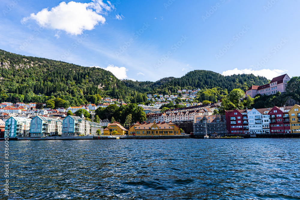view of the city bergen