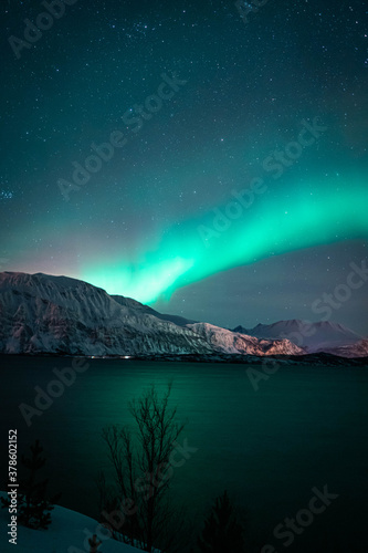 northern light in Northern Norway