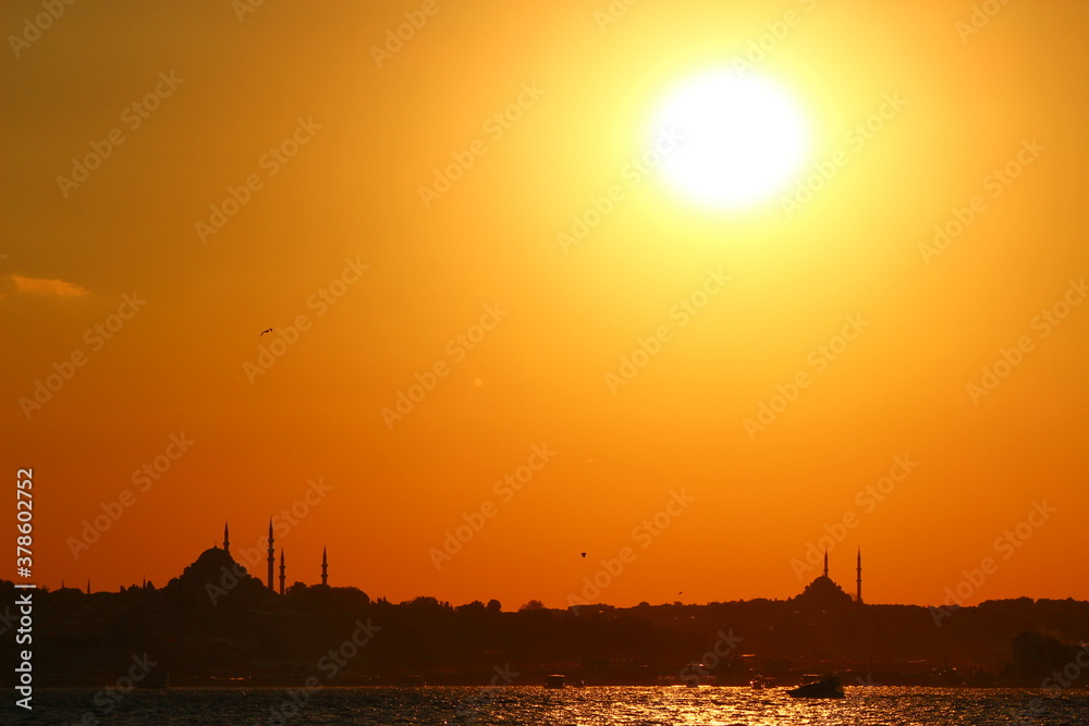 sunset istanbul
