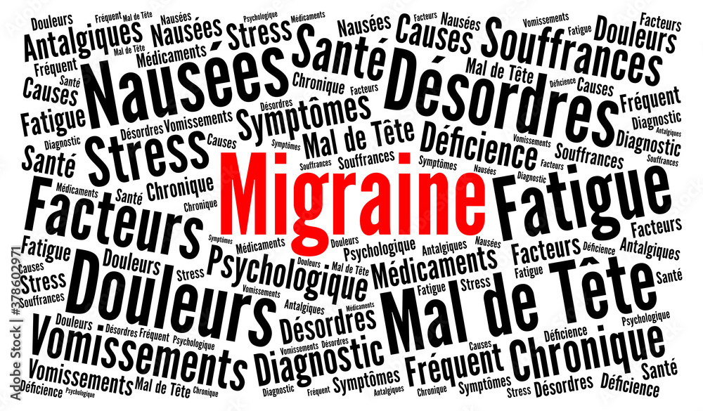 Migraine nuage de mots
Migraine nuage de mots