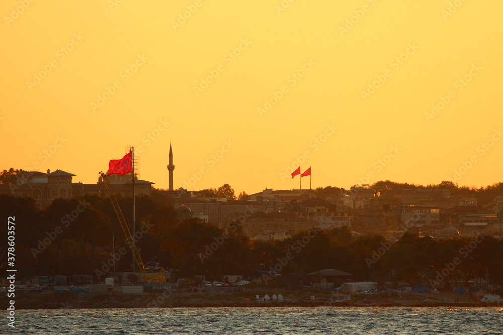 sunset istanbul
