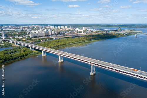 Nizhny Novgorod. The confluence of the rivers-Oka and Volga.