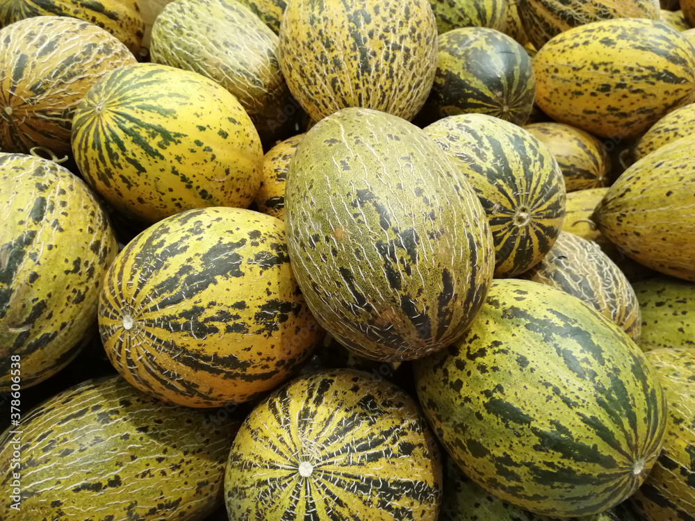 fresh and organic delicious, abundant vitamin melon
