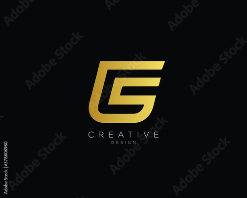 Professional and Minimalist Letter CS Logo Design, Editable in Vector Format
