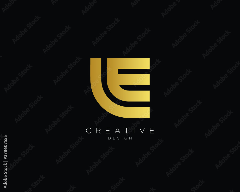 Professional and Minimalist Letter LE Logo Design, Editable in Vector Format