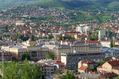 Sarajevo cityscape - Sarajevo, the capital city of Bosnia and Herzegovina