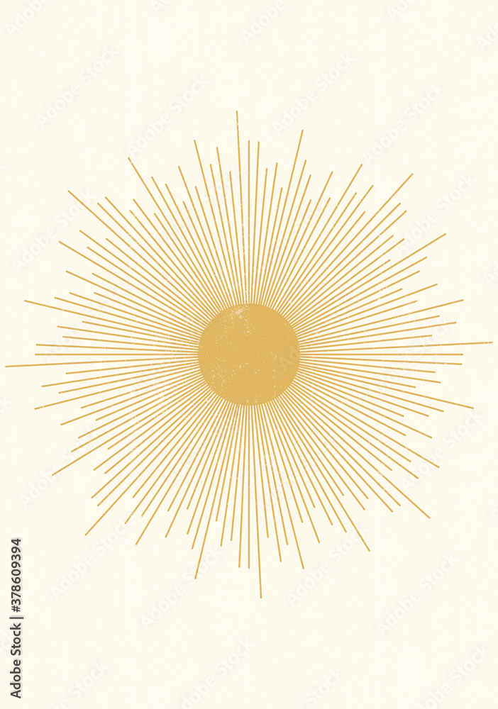 Abstract Sun print boho minimalist printable wall art Abstract Sun print boho minimalist printable wall art
