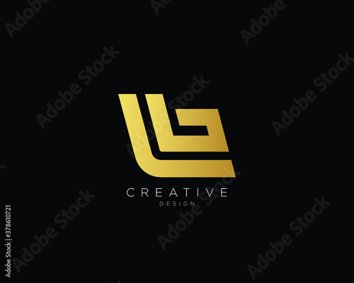 Professional and Minimalist Letter LB Logo Design, Editable in Vector Format