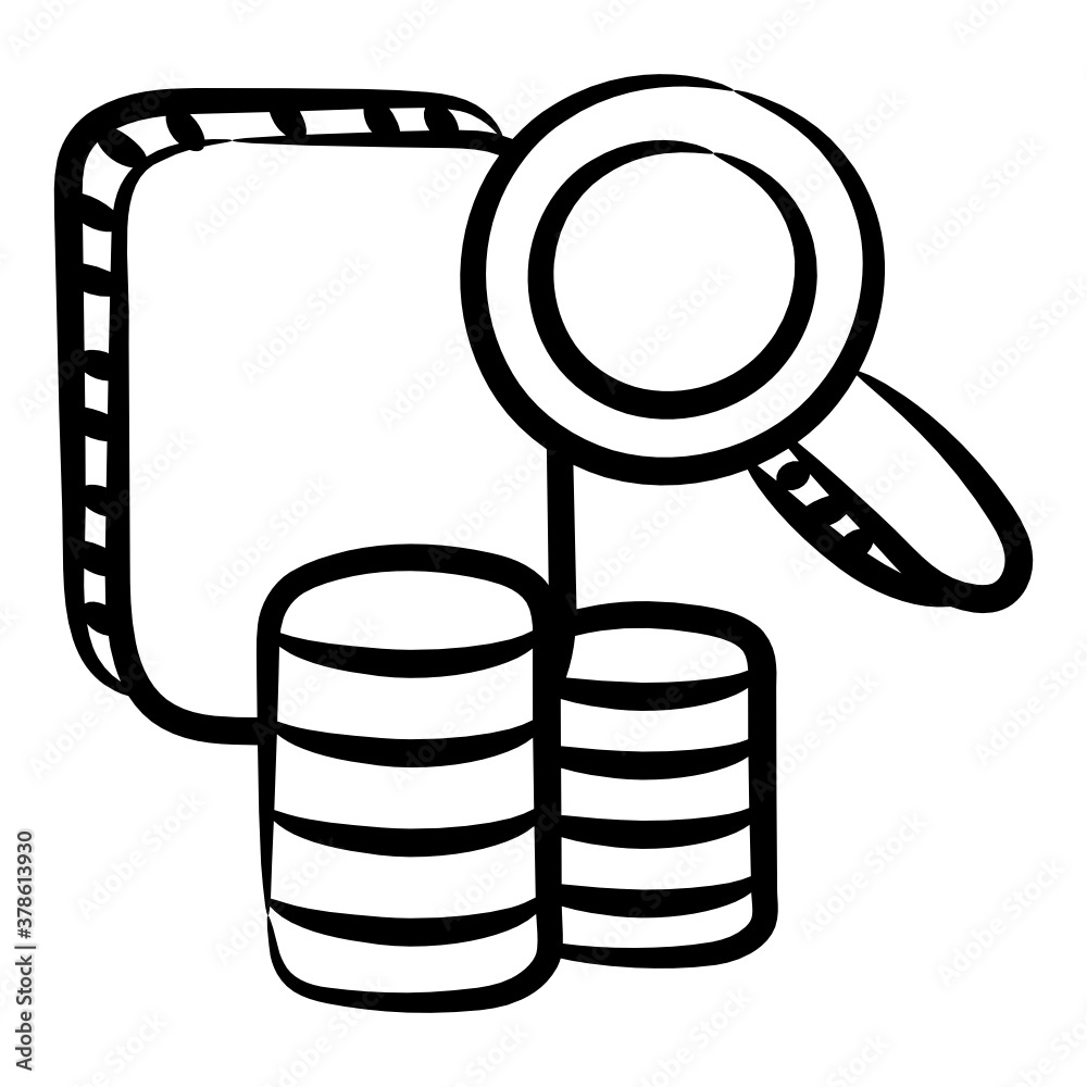 Data exploring vector, an icon design of file exploration
Data exploring vector, an icon design of file exploration