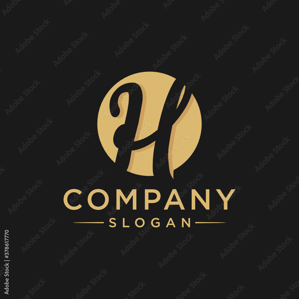 H Letter Luxury Logo Design Template Inspiration H Letter Luxury Logo Design Template Inspiration