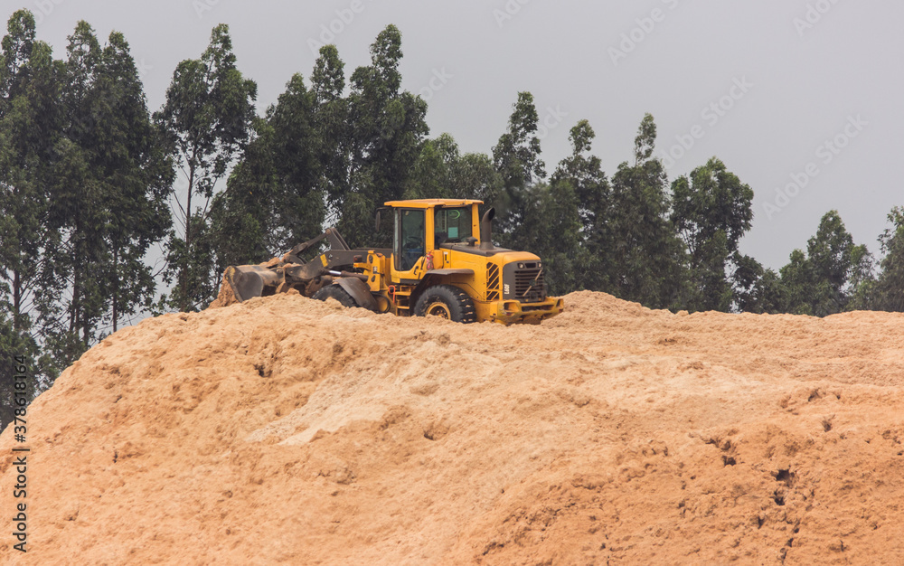 Obraz premium bulldozer at work