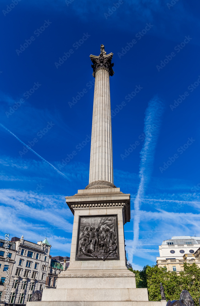 nelson's column on trafalgar square, london
