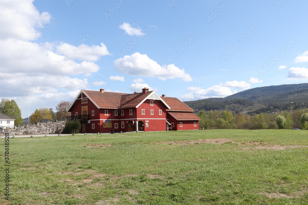 old  farm house in the mountains