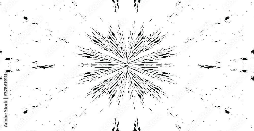 Circular starburst explosion texture. Distressed uneven grunge background. Abstract vector illustration. Overlay to create interesting effect and depth. Isolated on white background. Circular starburst explosion texture. Distressed uneven grunge background. Abstract vector illustration. Overlay to create interesting effect and depth. Isolated on white background.