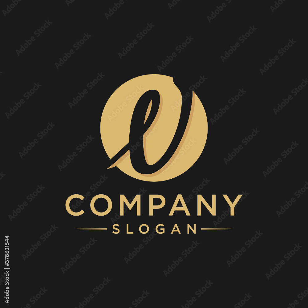 V Letter Luxury Logo Design Template Inspiration