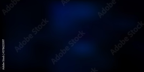 Dark blue vector gradient blur backdrop.