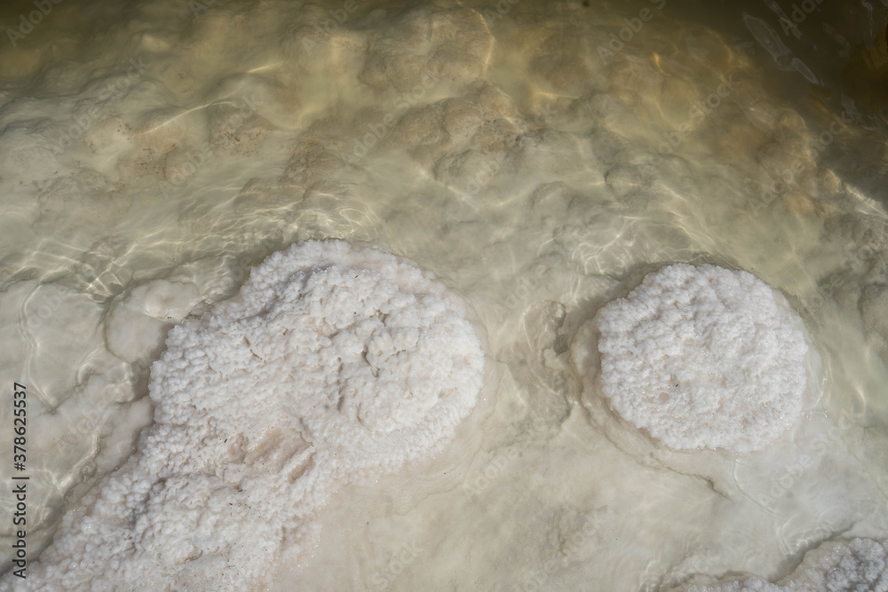 salt on a white salt lake salt on a white salt lake