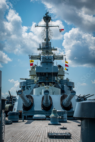 Canvas-taulu USS North Carolina back