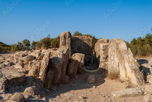 Old dolmen of Artajona in Navarra