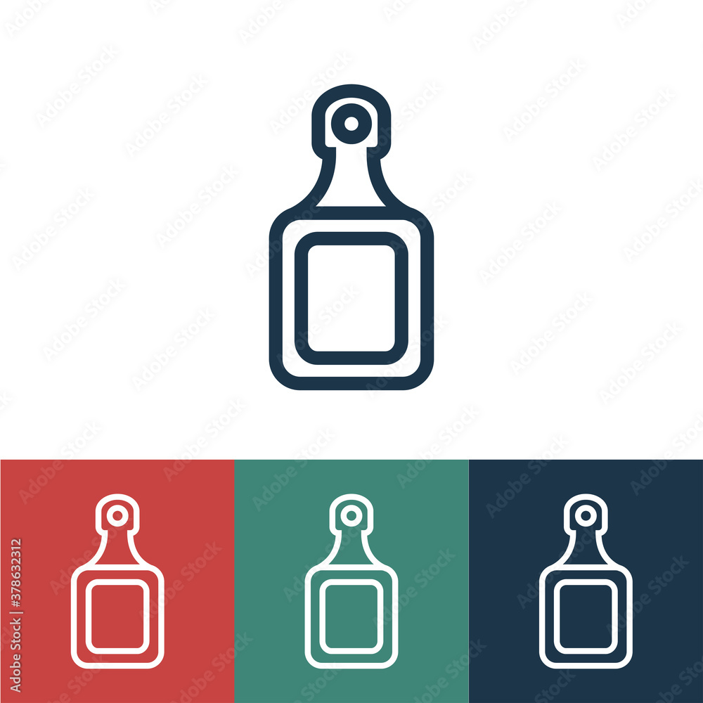 Linear vector icon with cutting board Linear vector icon with cutting board