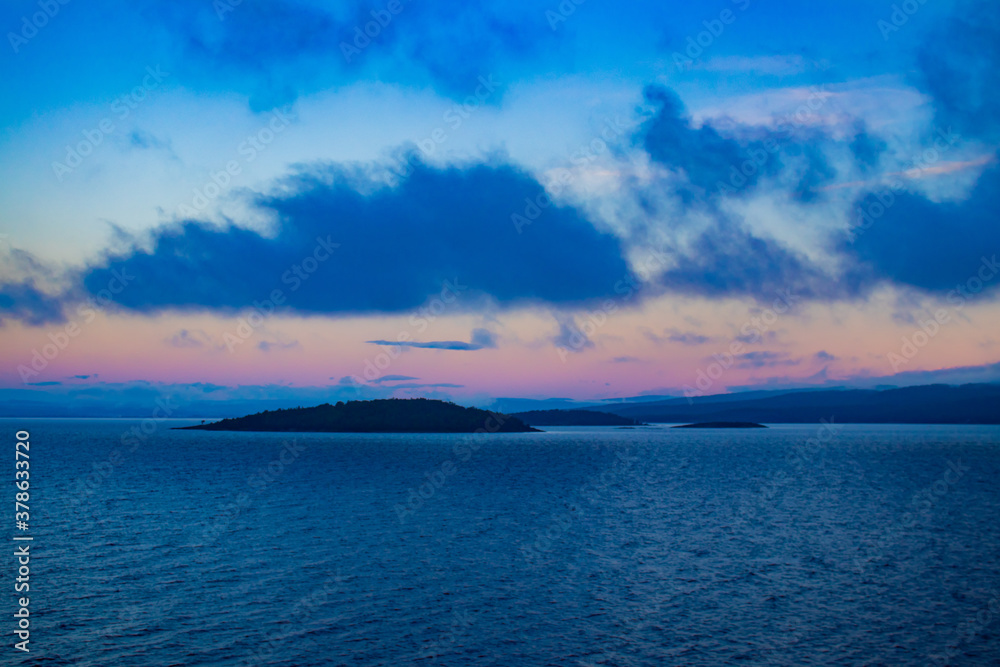 three little islands in the ocean in Norway three little islands in the ocean in Norway