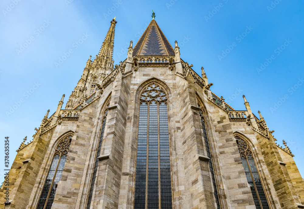 St. Stephen's Cathedral (more commonly known by its German title: Stephansdom), the mother church of the Roman Catholic Archdiocese of Vienna and the seat of the Archbishop of Vienna.