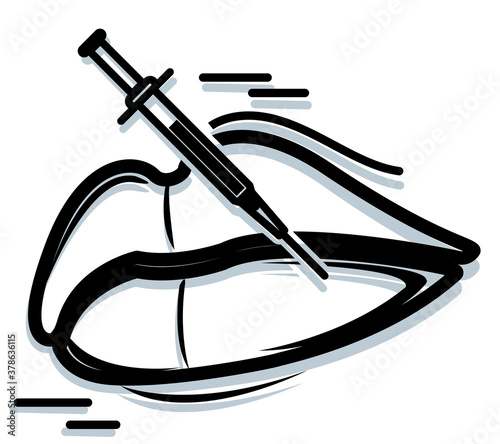 Botox Injection Stock Icon